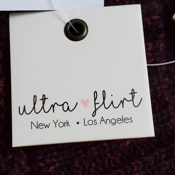 Ultra Flirt Varsity Collegiate Dark Academia Preppy Knit Sweater, NWT, Size M - Picture 12 of 12